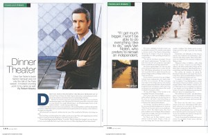 "Dinner Theater" appeared in WWD on Nov. 8, 2004.