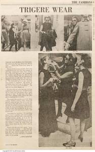 "Trigere Wear" appeared in WWD on Nov. 13, 1967.