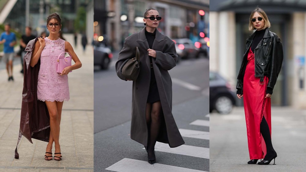 women wearing various outfits in fall street style
